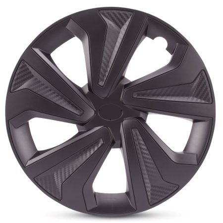 AutoTrends Wheel Cover, Matte Black, 16-in, 4-pk