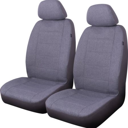 AutoTrends Couch Material Seat & Headrest Cover, Grey