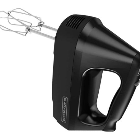 Black & Decker 6-Speeds Hand Mixer w/ Storage Case Black