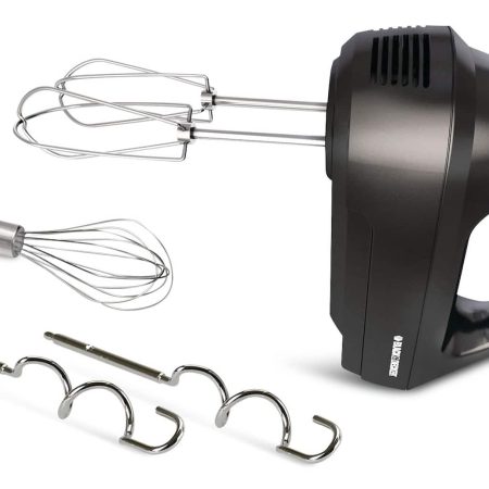 Black & Decker 6-Speeds Hand Mixer w/ Storage Case Black