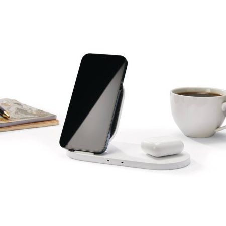 Bluehive 10W Fabric Wireless Charging Stand & Pad, Compatible with Most Qi-Enabled Devices