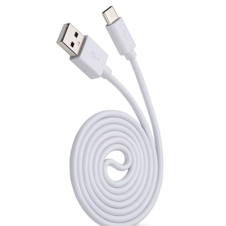 Bluehive Type-C Charger & Sync Cable, for Select Apple & Android Devices, White, 3-pk