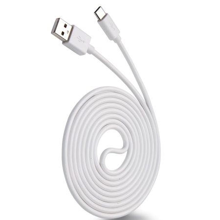 Bluehive Type-C Charger & Sync Cable, for Select Apple & Android Devices, White, 3-pk