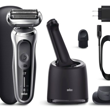 Braun Series 7: 7071cc Wet & Dry Flex Electric Razer/Foil Shaver with Precision Trimmer, Waterproof, Metallic Colour