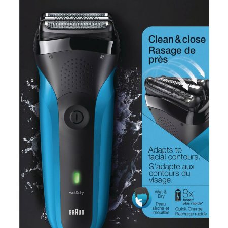 Braun Series 3: 310s Wet & Dry Electric Razor/Foil Shaver with Precision Trimmer, 4-pc