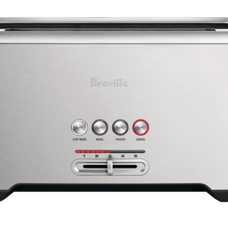 Breville ‘A Bit More’® 4-Slice Toaster, Brushed Stainless Steel