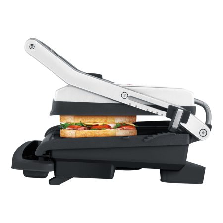 Breville Panini Non-Stick Indoor Grill & Sandwich Press, Brushed Stainless Steel