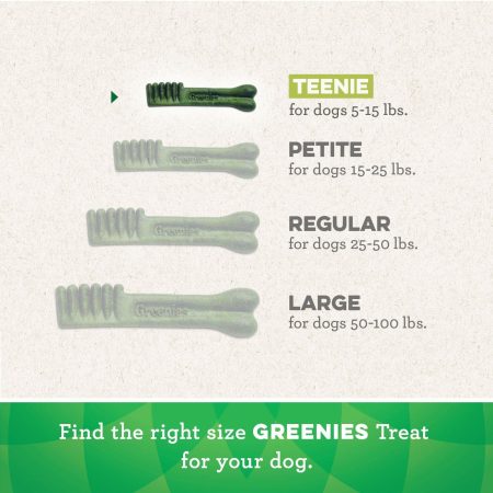 Greenies Original Teenie Oral Care Dental Dog Treats, 765-g