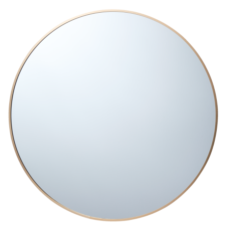 CANVAS Devon Round Wall Mirror, Gold, 30-in