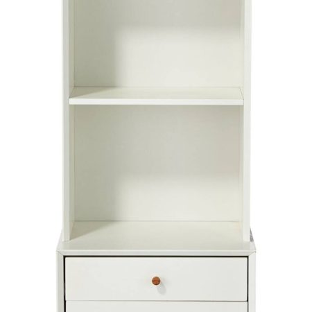 CANVAS Copenhagen 2-Tier 3-Drawer Bookcase For Storage & Display, White