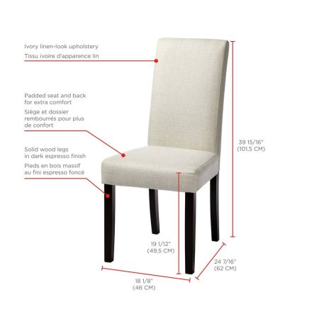 CANVAS Cornwall Dining Chair, Ivory