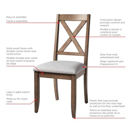 CANVAS Evans Creek Dining Chair, Beige