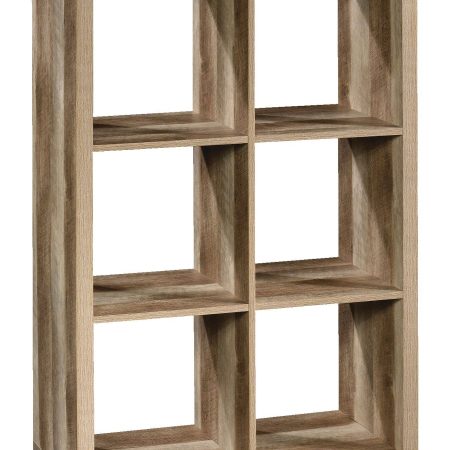 CANVAS Fraser 6-Cube Storage Organizer, Bookcase/Bookshelf, Light Oak Finish