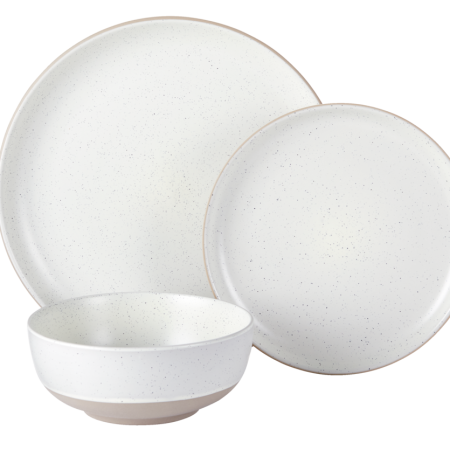 CANVAS Maywood Speckled Two-Toned Dinnerware Set, 12-pc