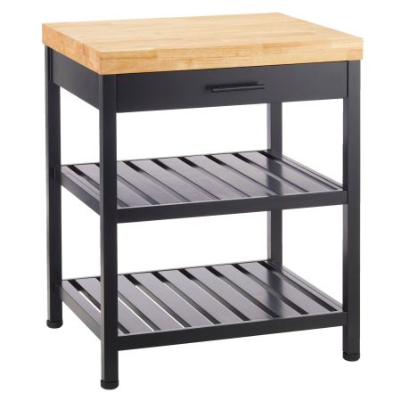 CANVAS Vernon Kitchen Island With Butcher Block Top