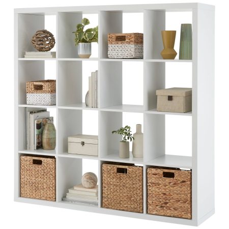 CANVAS Wilmer 16-Cube Organizer, White