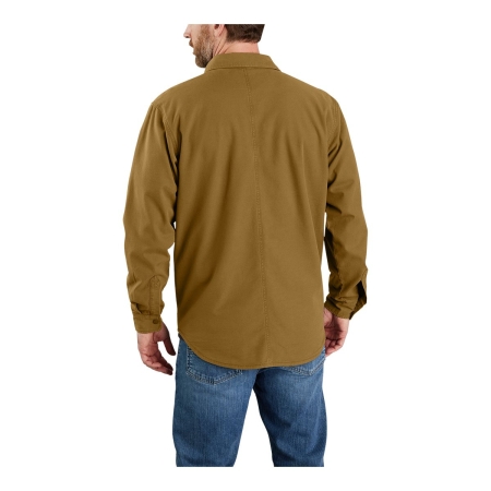 Carhartt Men's Rugged Flex Canvas Fleece Lined Durable Warm Jacket