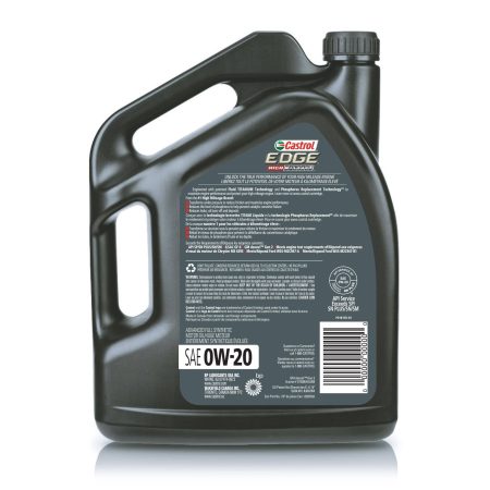 Castrol EDGE High Mileage 0W20 Synthetic Engine/Motor Oil, 5-L