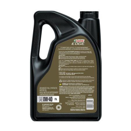 Castrol EDGE SYNTEC 0W40 Synthetic Engine/Motor Oil, 5-L