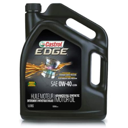 Castrol EDGE SYNTEC 0W40 Synthetic Engine/Motor Oil, 5-L