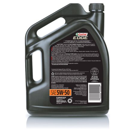 Castrol EDGE 5W50 Synthetic Engine/Motor Oil, 5-L