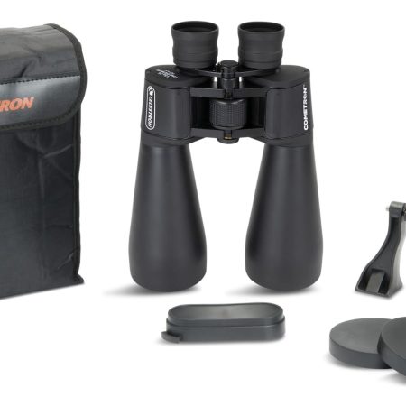 Celestron Cometron Giant Binoculars w/ Tripod Adaptor & Carrying Case, Black, 15x70mm