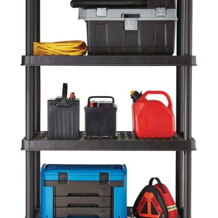 Certified 5-Shelf Resin/ Plastic Storage Rack/ Shelving Unit, 36 x 24 x 72-in