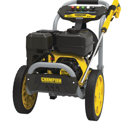 Champion 3200 PSI 2.5 GPM 224cc Engine Cold Water Wheeled Gas Pressure Washer