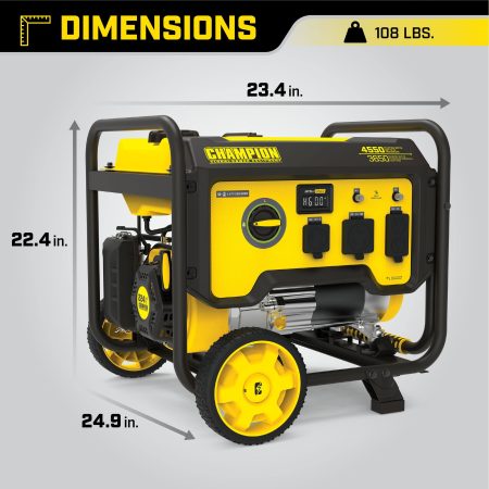 Champion 3650/4550 Watt Portable Generator, RV Ready