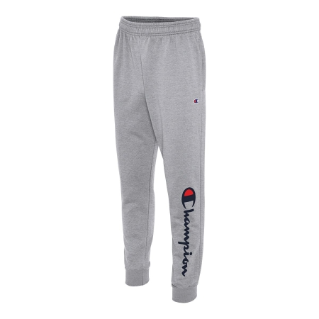 Champion Men's Graphic Powerblend Sweatpants, Fleece, Cuffed, Joggers