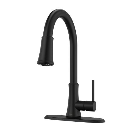 Pfister Classic Single Handle Pulldown Kitchen Faucet, Matte Black