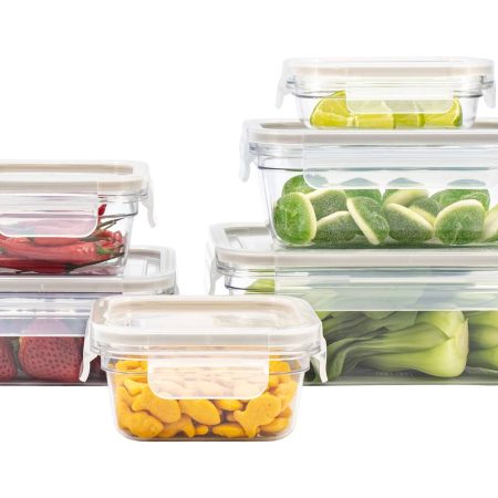 Clearlock Clear Clip Lid Food Storage Container Set with Tritan™ Base, Nestable, 12-pc