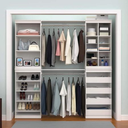 ClosetMaid Modular Stackable 4-Drawer Storage Unit, White