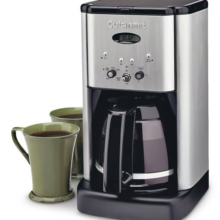 Cuisinart® Brew Central Programmable Coffee Maker w/ Glass Carafe, Stainless Steel, 12 Cups