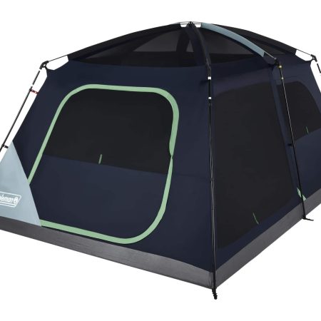 Coleman Skylodge 10-Person Camping Tent w/ Convertible Screened Room, Rain Fly & Carry Bag, Blue Nights