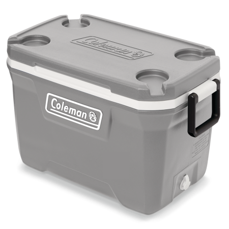 Coleman 52-Quart Hard Ice Chest Cooler, Rock Grey, 49-L