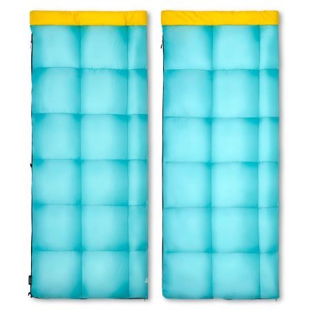 Coleman Flatlands Cold-Weather Double Sleeping Bag, -1°C, Blue