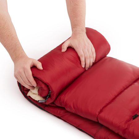 Coleman Flatlands Cold-Weather Sleeping Bag, -1°C, Red