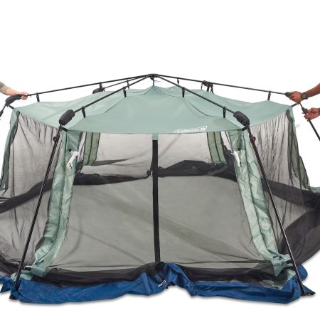 Coleman Instant 2-Door Screen House/Canopy Tent/Gazebo Camping Shelter, 15-ft x 13-ft