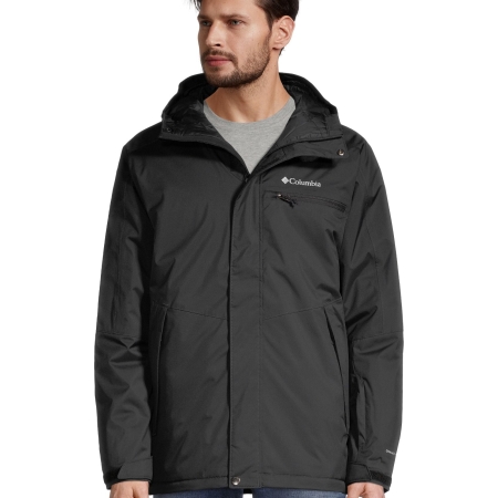 Columbia Men's Valley Point Winter Ski Jacket, Insulated, Hooded, Waterproof