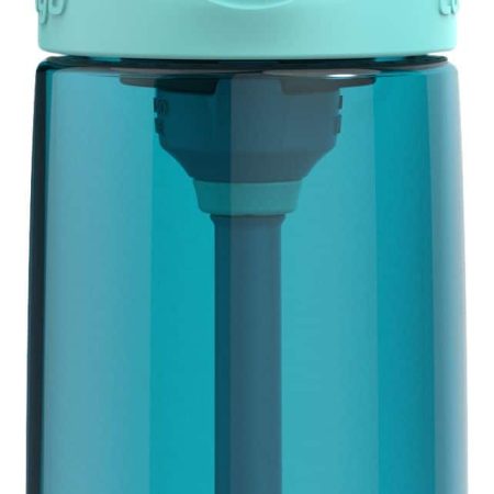 Contigo Cleanable Kids' Reusable Straw Water Bottle with AUTOSPOUT® Lid, Juniper & Jade Colour, 14-oz