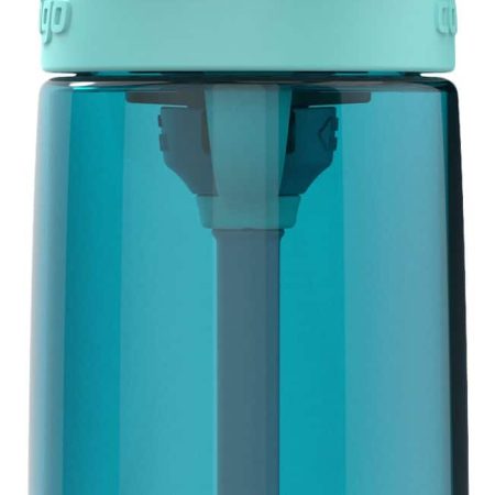 Contigo Cleanable Kids' Reusable Straw Water Bottle with AUTOSPOUT® Lid, Juniper & Jade Colour, 14-oz