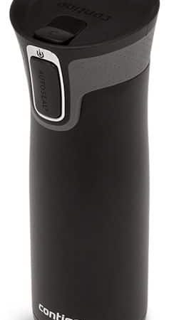 Contigo West Loop Stainless Steel Matte Black Travel Mug, 591-mL