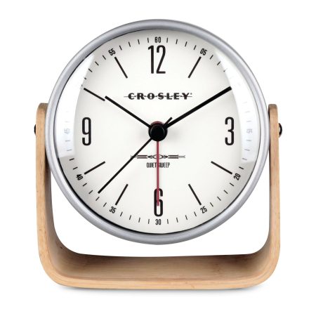 Crosley Wood Tilt Alarm Clock