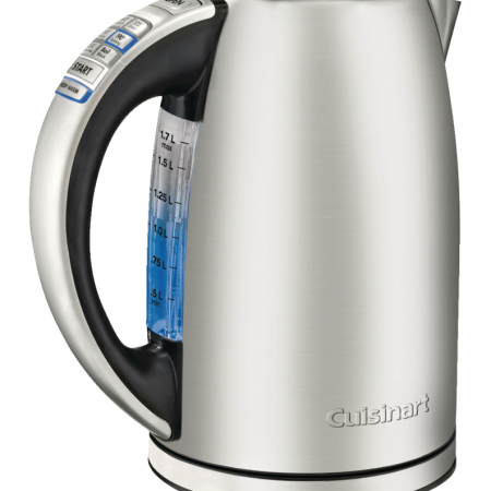 Cuisinart Cordless Electric Kettle w/ 7 Preset Temperatures, Stainless Steel, 1.7-L