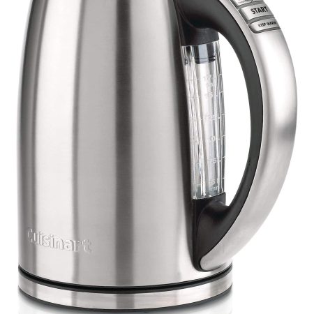 Cuisinart Cordless Electric Kettle w/ 7 Preset Temperatures, Stainless Steel, 1.7-L