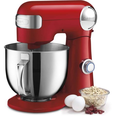 Cuisinart® Precision Master™ Tilt-Head Stand Mixer w/ 12 Speeds, Red, 5.5qt