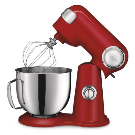 Cuisinart® Precision Master™ Tilt-Head Stand Mixer w/ 12 Speeds, Red, 5.5qt