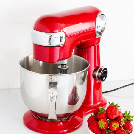 Cuisinart® Digital Tilt-Head Stand Mixer w/ 12 Speeds, Red, 5.5qt