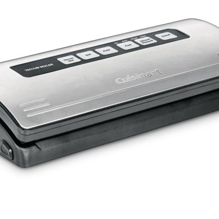 Cuisinart® One-Touch Vacuum Sealer, Stainless Steel, Black